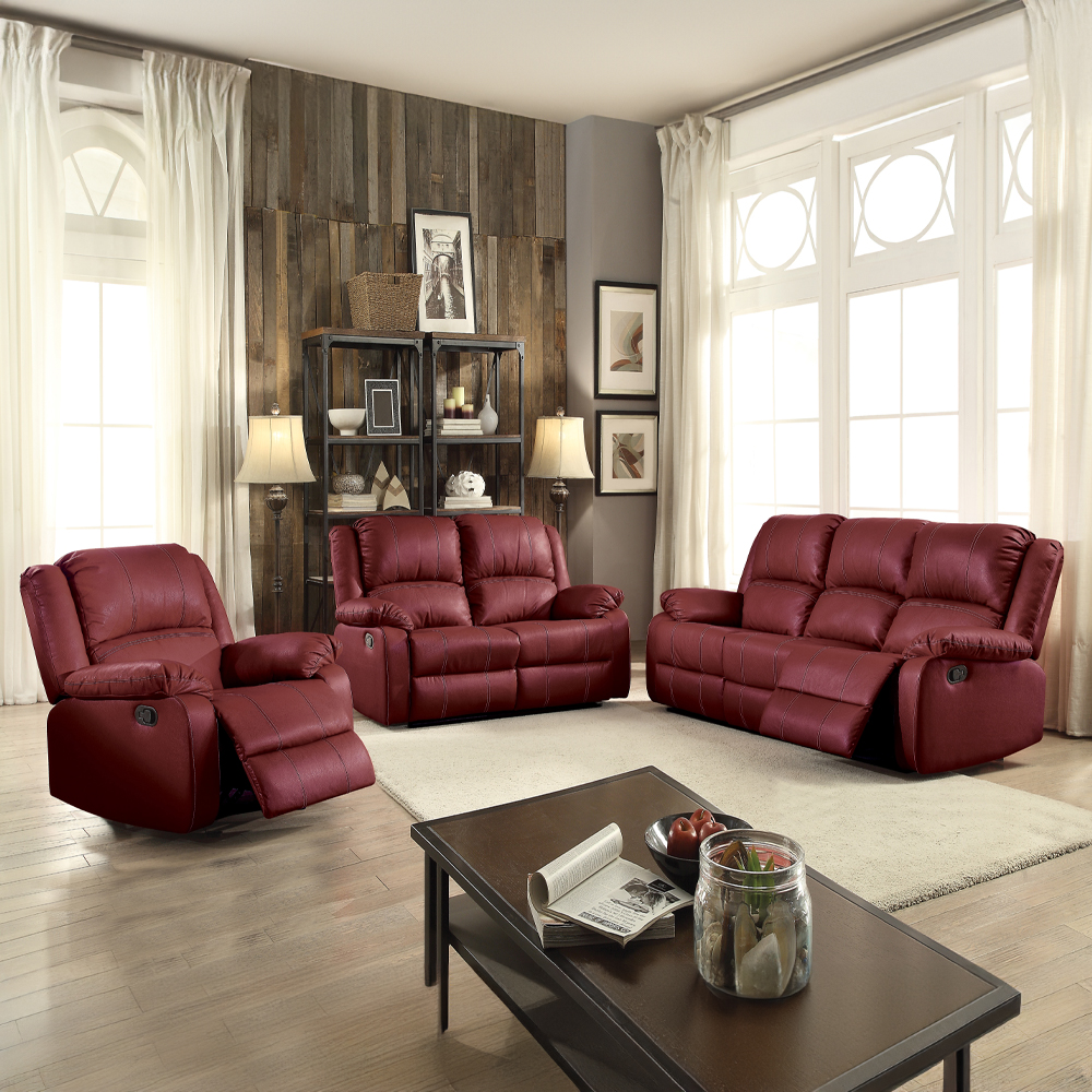 ACME Zuriel Motion Rocker Recliner - Red
