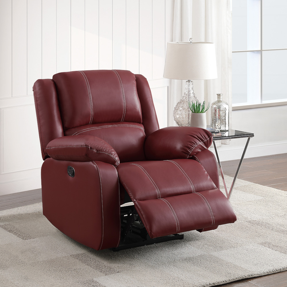 ACME Zuriel Motion Rocker Recliner - Red