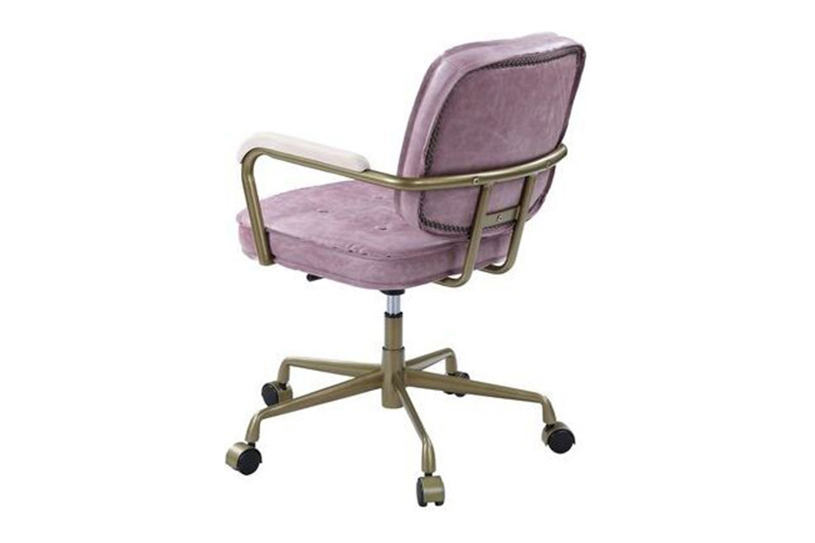 ACME Siecross Office Chair - Pink Top Grain Leather