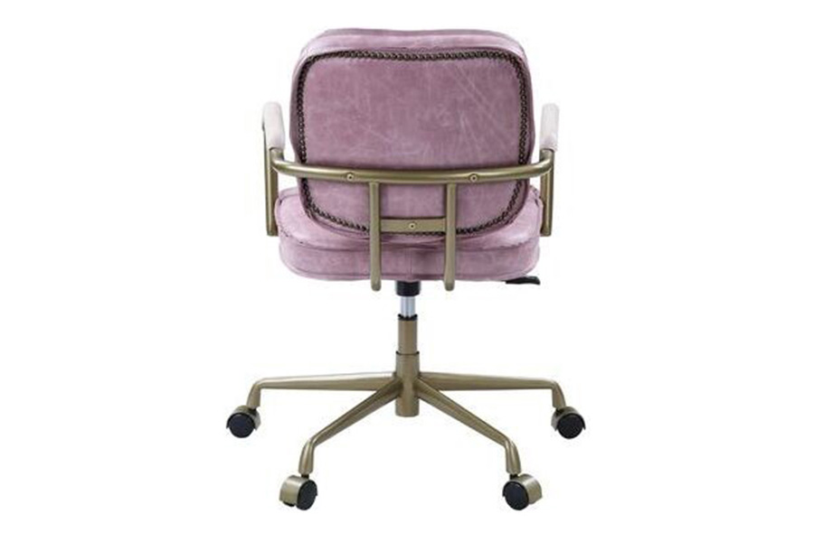 ACME Siecross Office Chair - Pink Top Grain Leather