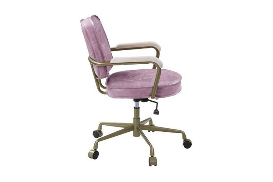 ACME Siecross Office Chair - Pink Top Grain Leather