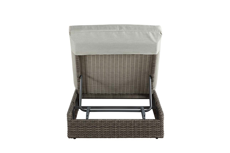ACME - Salena Patio Sun Lounge in Beige/Gray (OT01093)