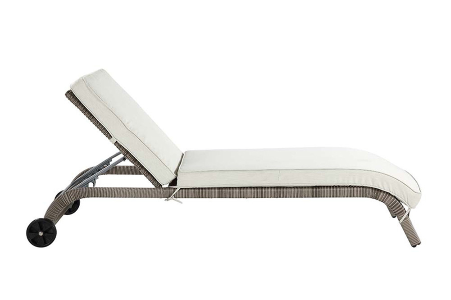 ACME - Salena Patio Sun Lounge in Beige/Gray (OT01094)