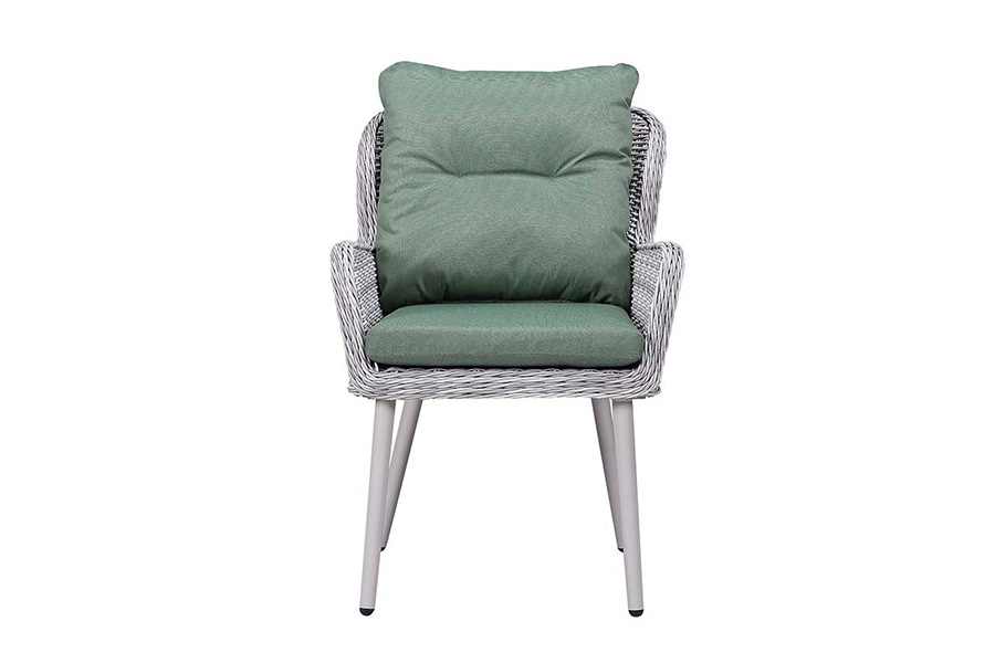 ACME - Jenneva 7PC Patio Dining Set in Night Green/Gray