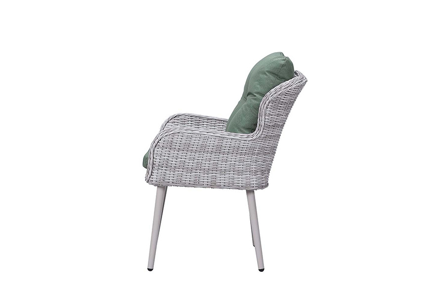 ACME - Jenneva 7PC Patio Dining Set in Night Green/Gray