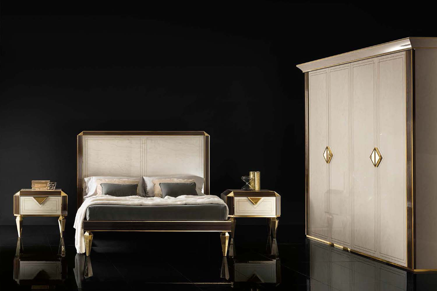 Arredoclassic - Diamante 4 Doors Wardrobe