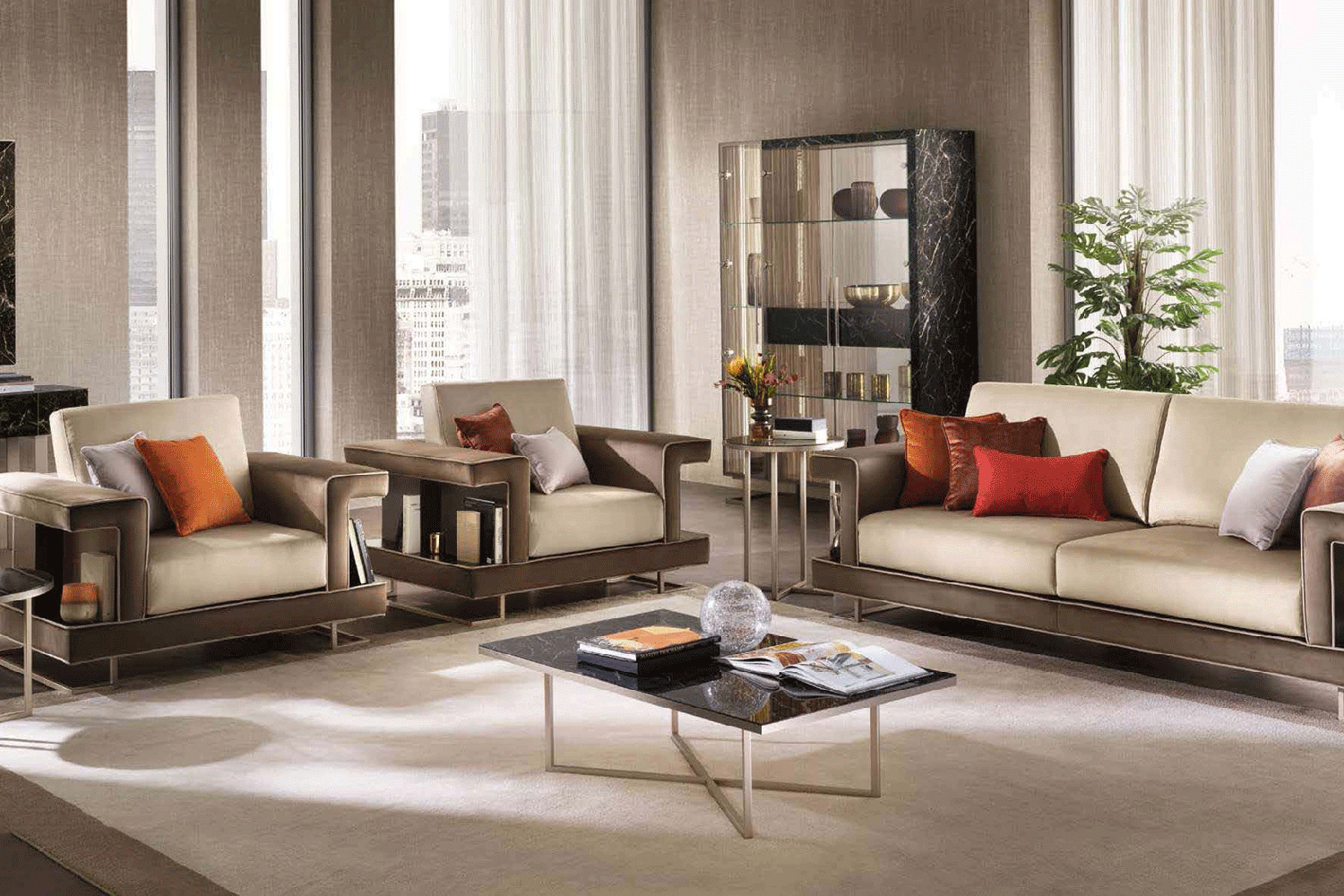 Arredoclassic - Luce Dark Living Armchair