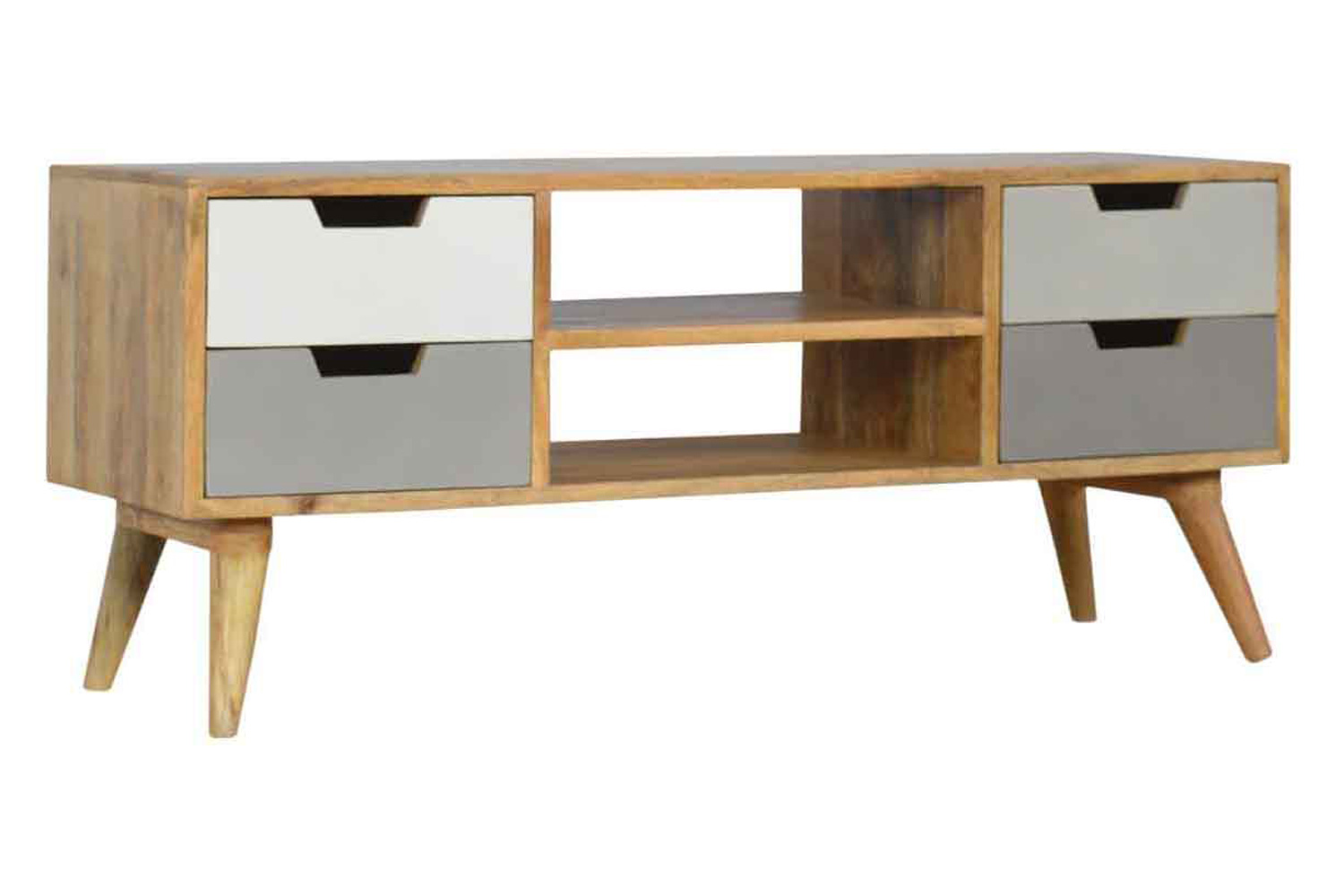 Artisan - Gray Hand Painted Entertainment Unit