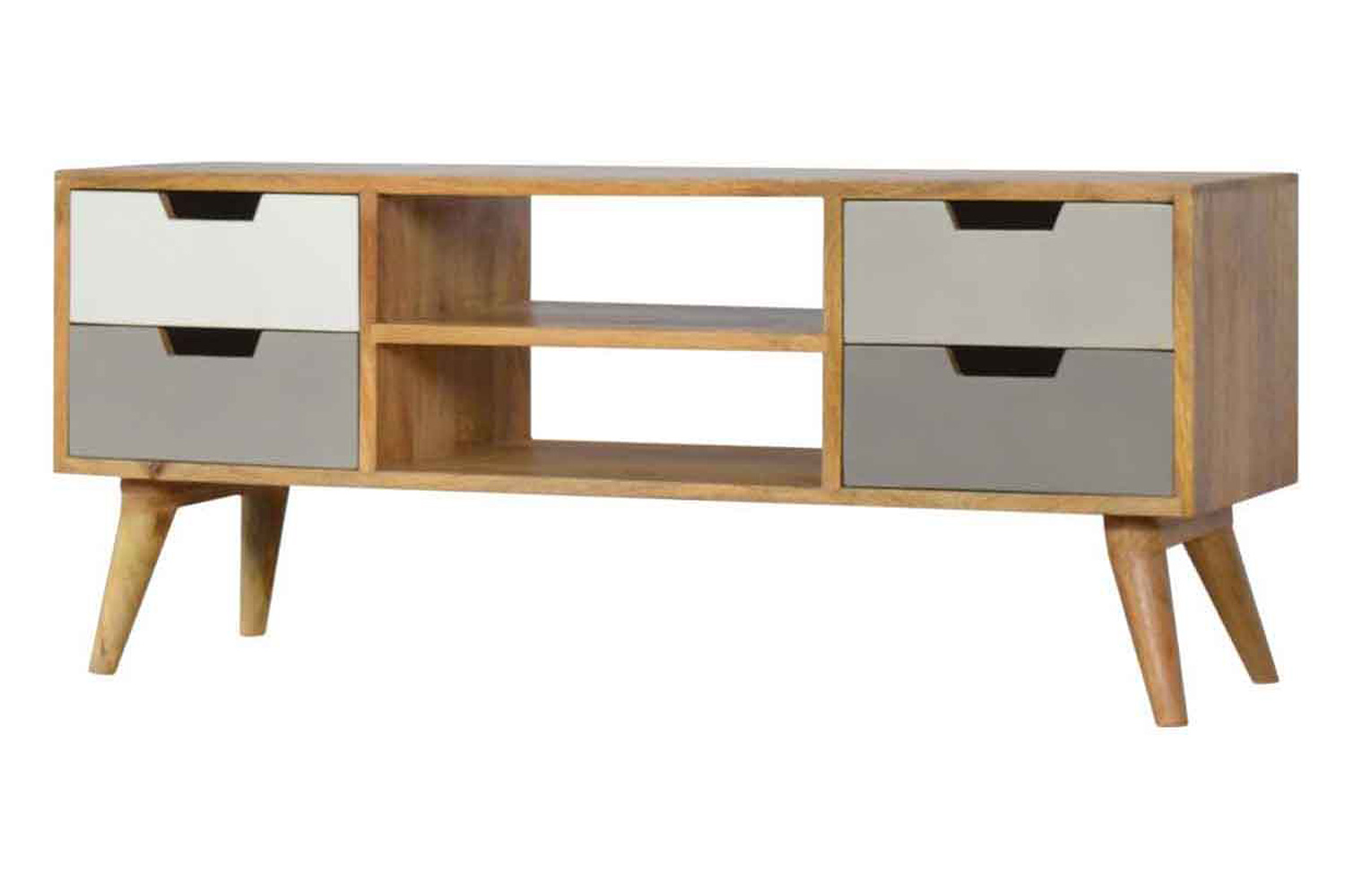 Artisan - Gray Hand Painted Entertainment Unit