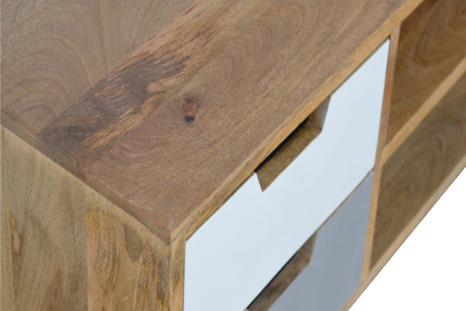 Artisan - Gray Hand Painted Entertainment Unit