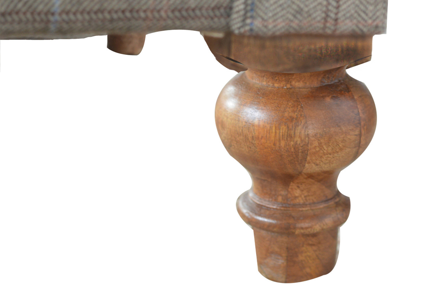 Artisan Chesterfield Sofa with 2 Seater - Gray, Multi Tweed