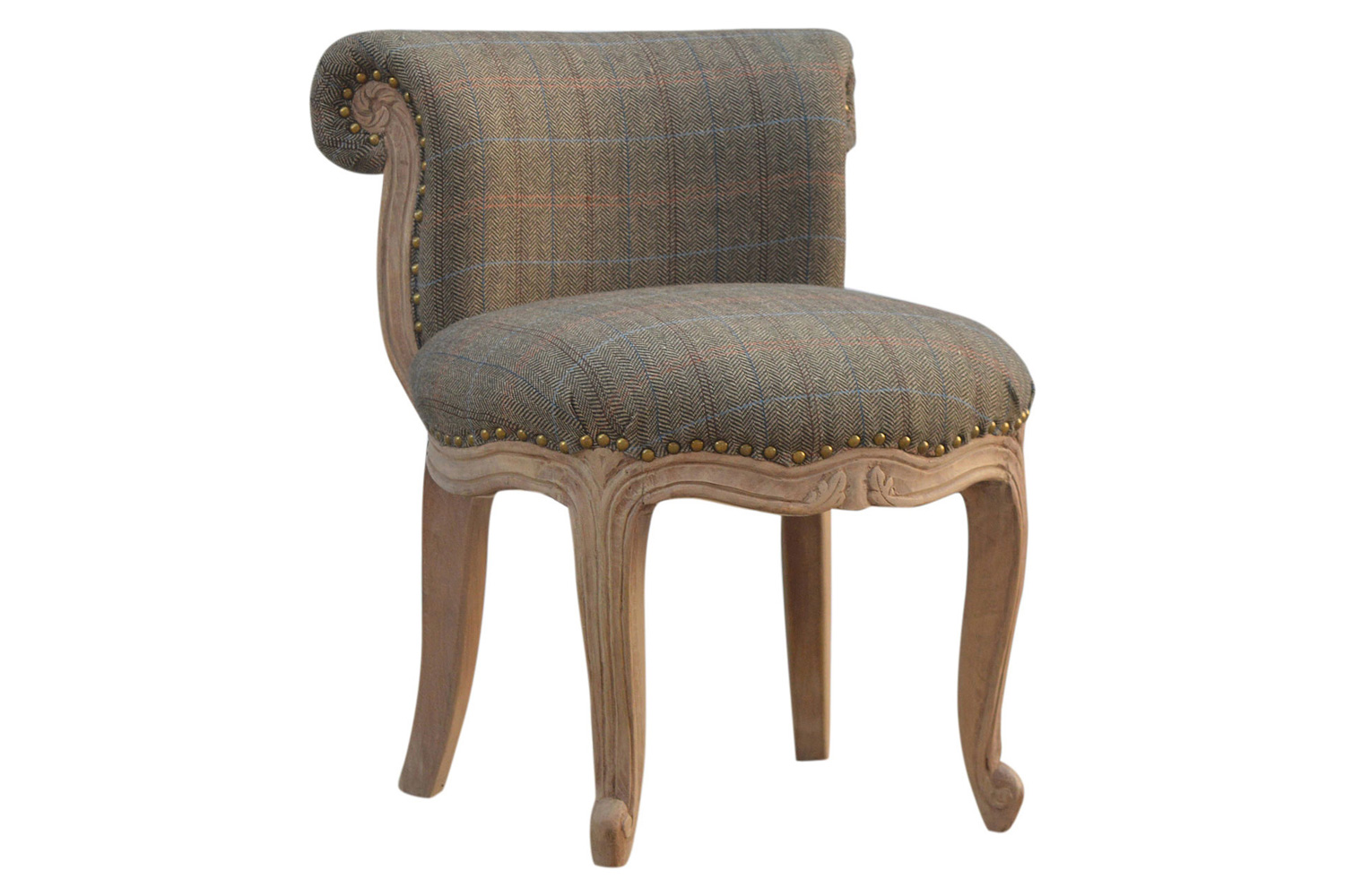 Artisan Studded Chair - Multi Tweed