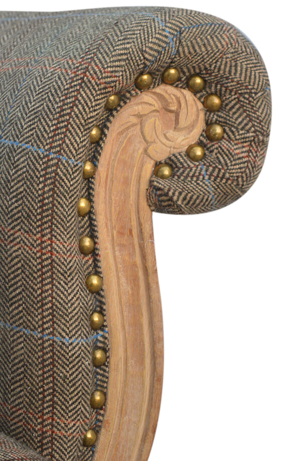 Artisan Studded Chair - Multi Tweed