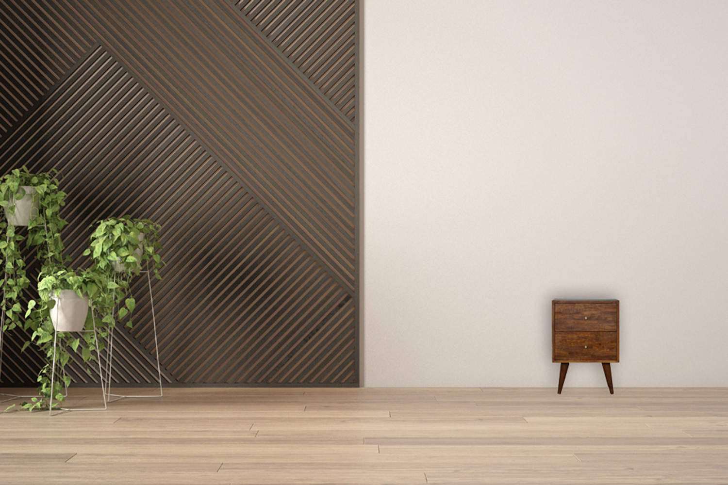Artisan Mixed Bedside - Chestnut