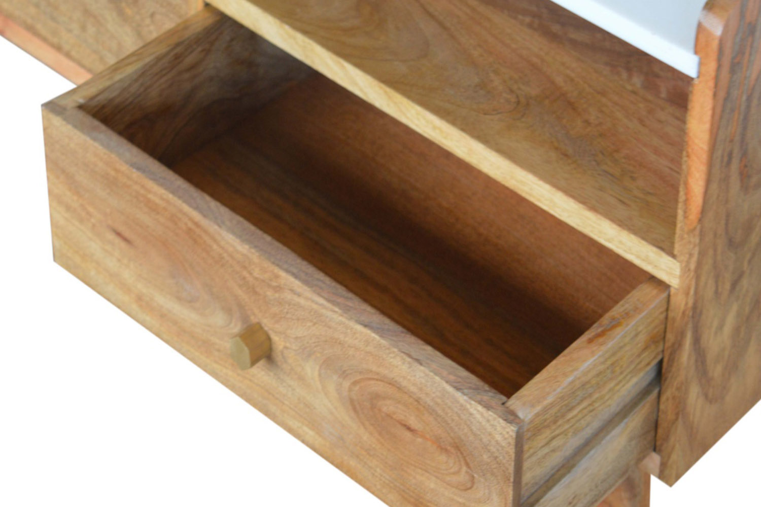 Artisan - White Marble Top Media Unit