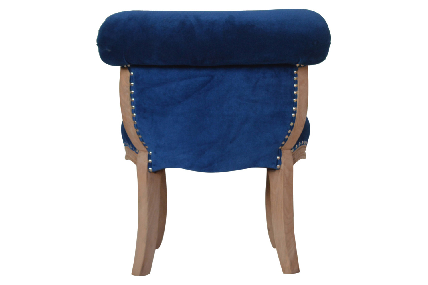Artisan Studded Chair - Velvet, Royal Blue