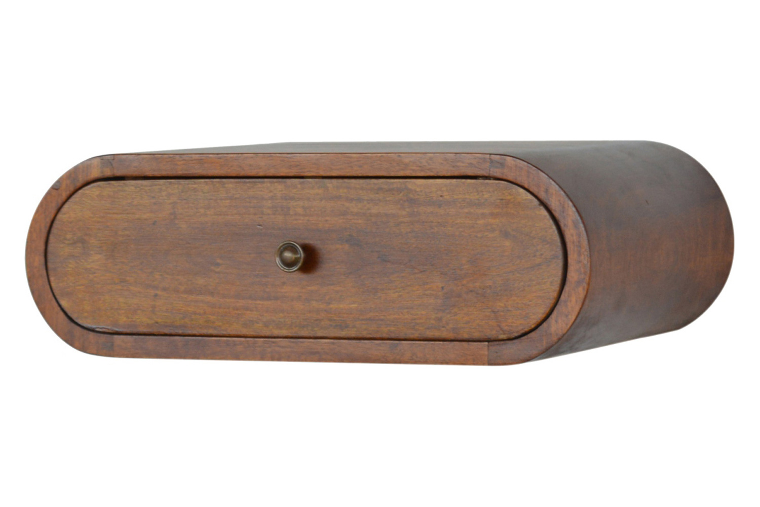Artisan - Wall Mounted Round Bedside in Chestnut