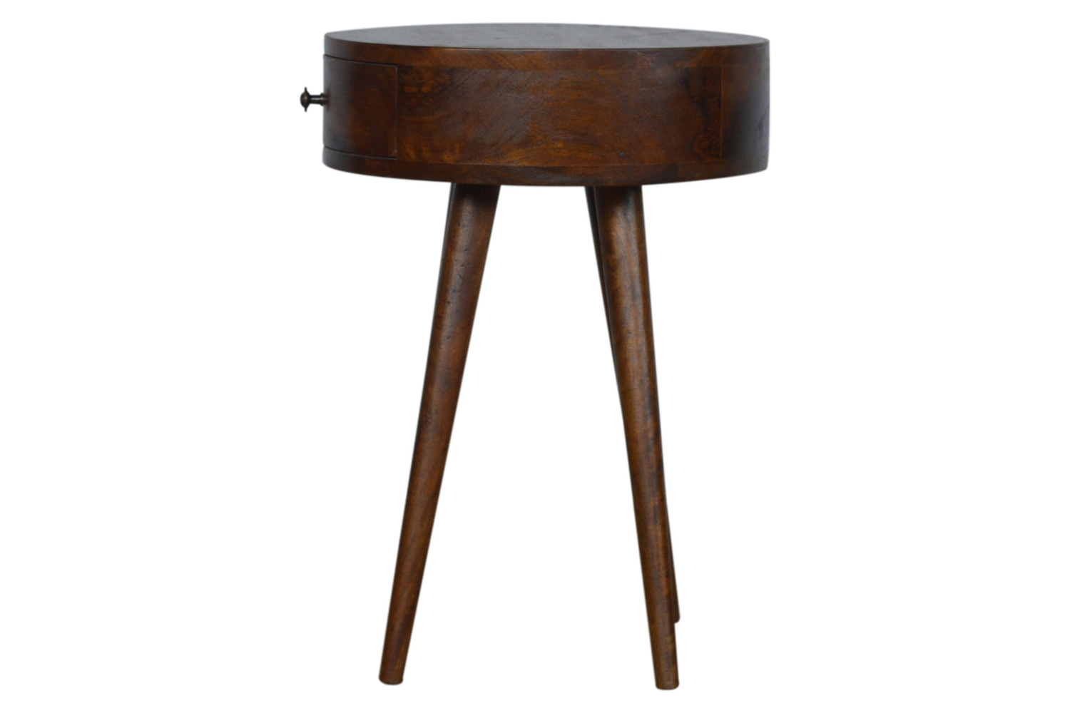 Artisan Nordic Circular Shaped Bedside - Chestnut