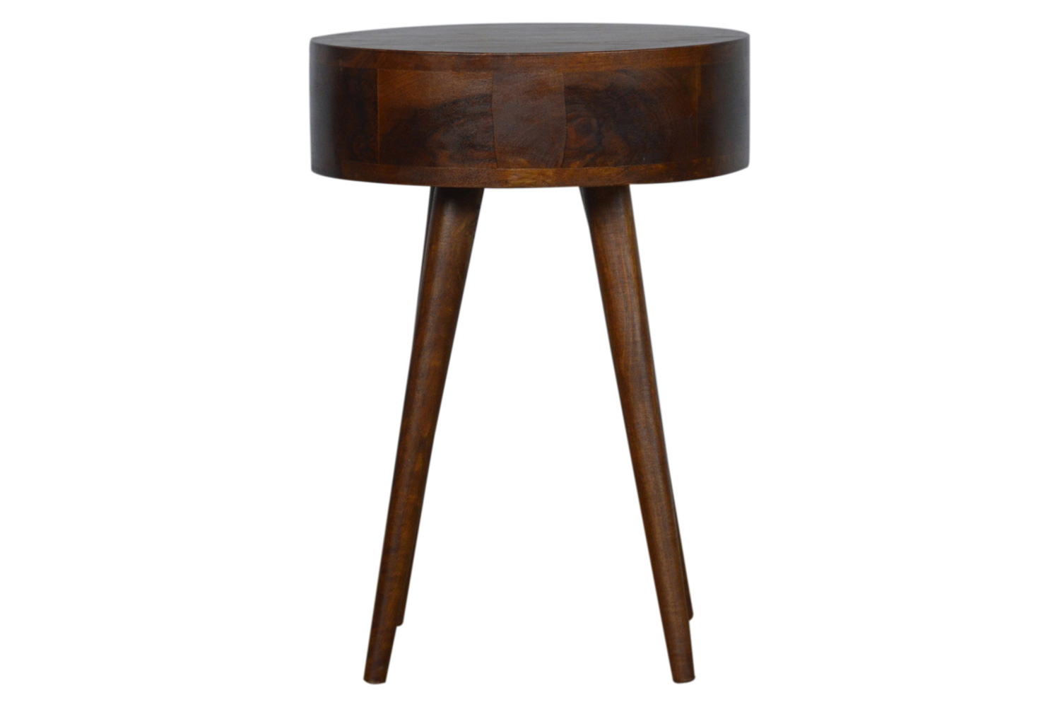 Artisan Nordic Circular Shaped Bedside - Chestnut
