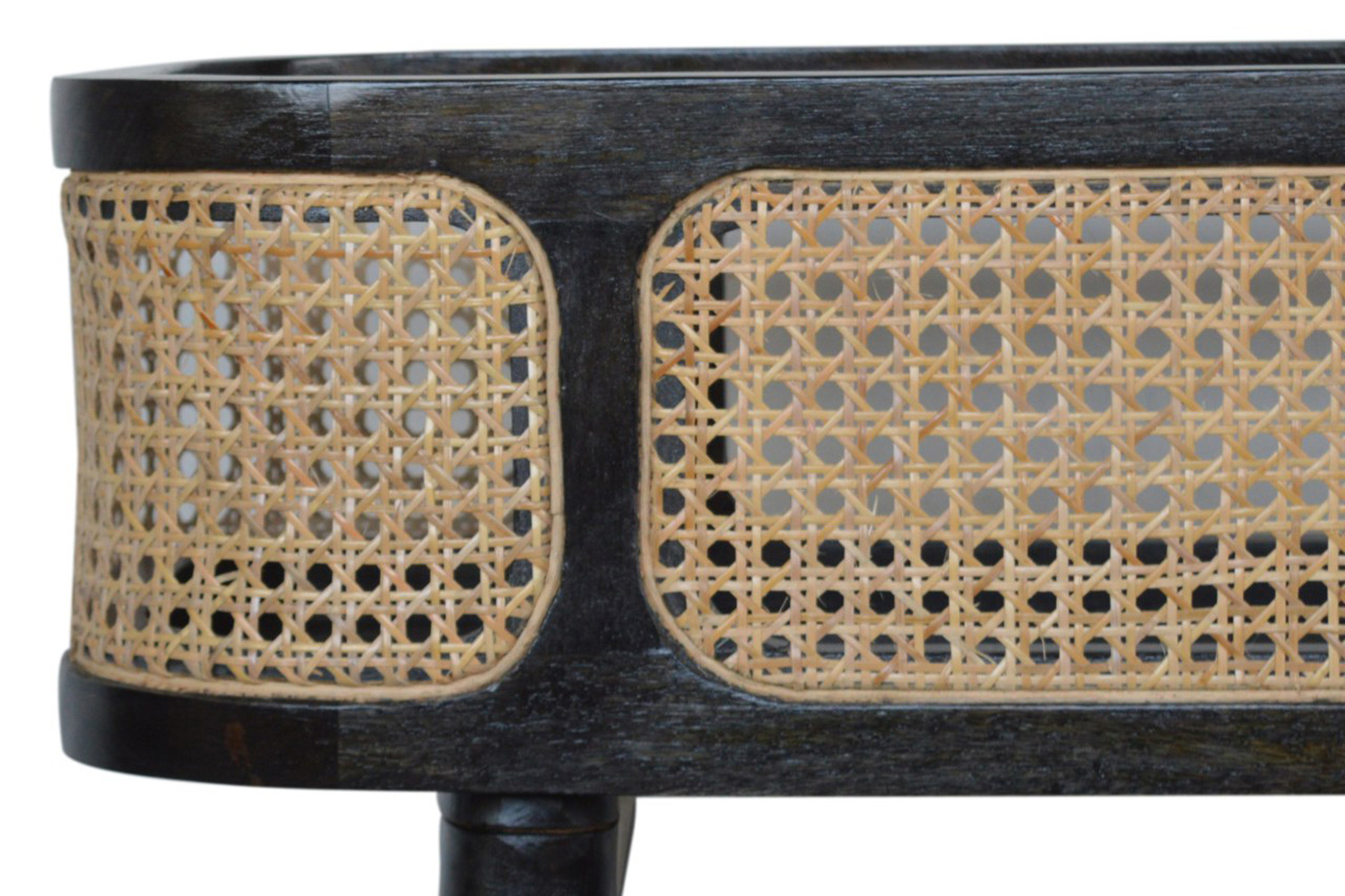 Artisan - Rattan Tray Table in Ash Black