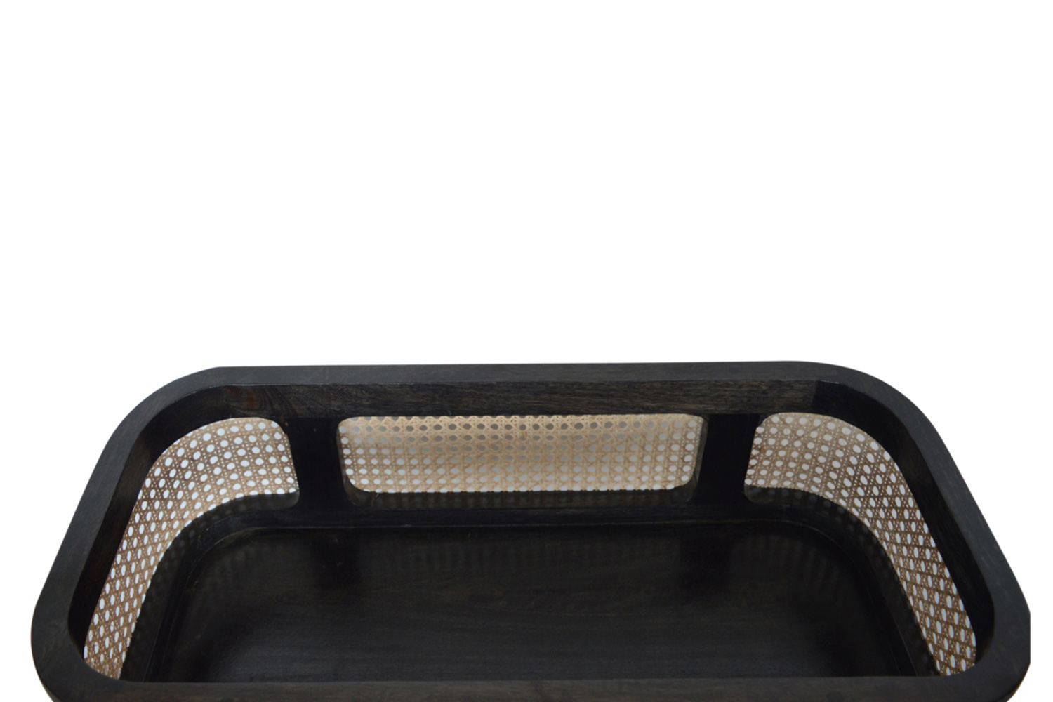 Artisan - Rattan Tray Table in Ash Black