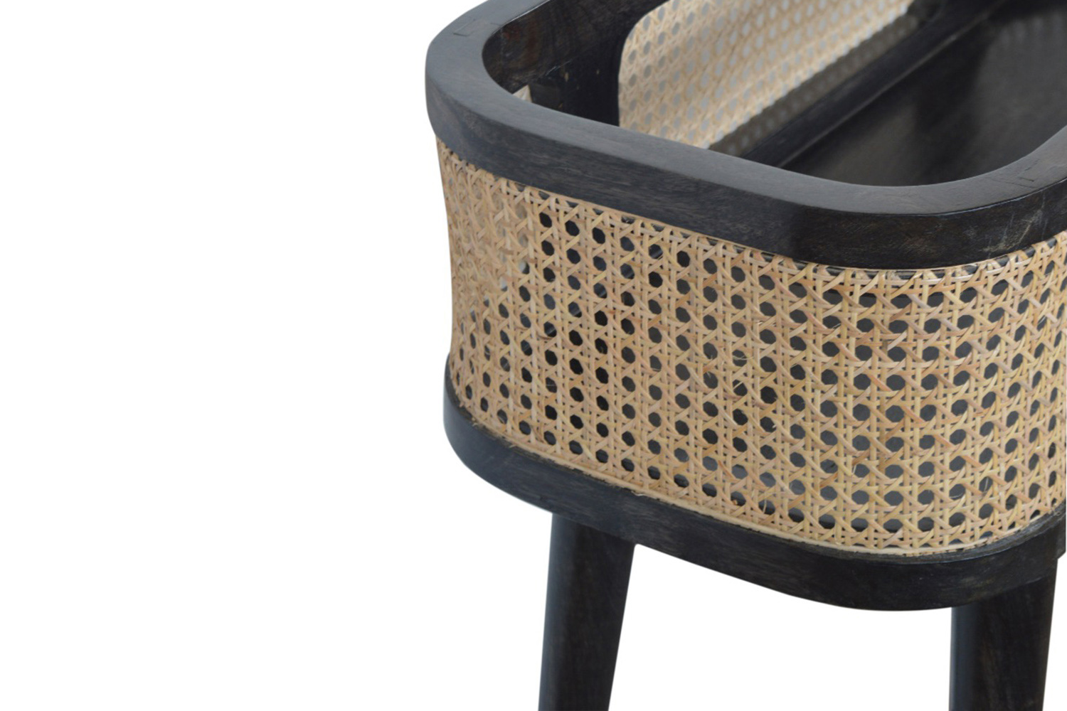 Artisan - Rattan Tray Table in Ash Black