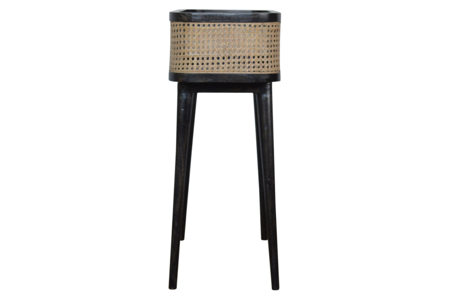 Artisan - Rattan Tray Table in Ash Black
