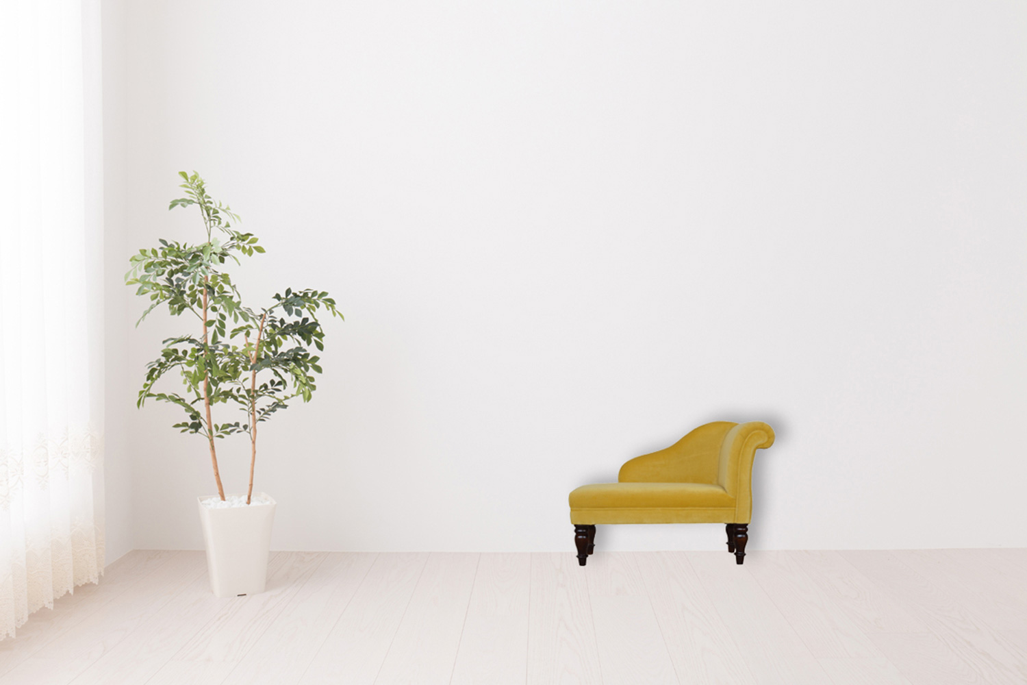 Artisan - Mustard Velvet Chaise