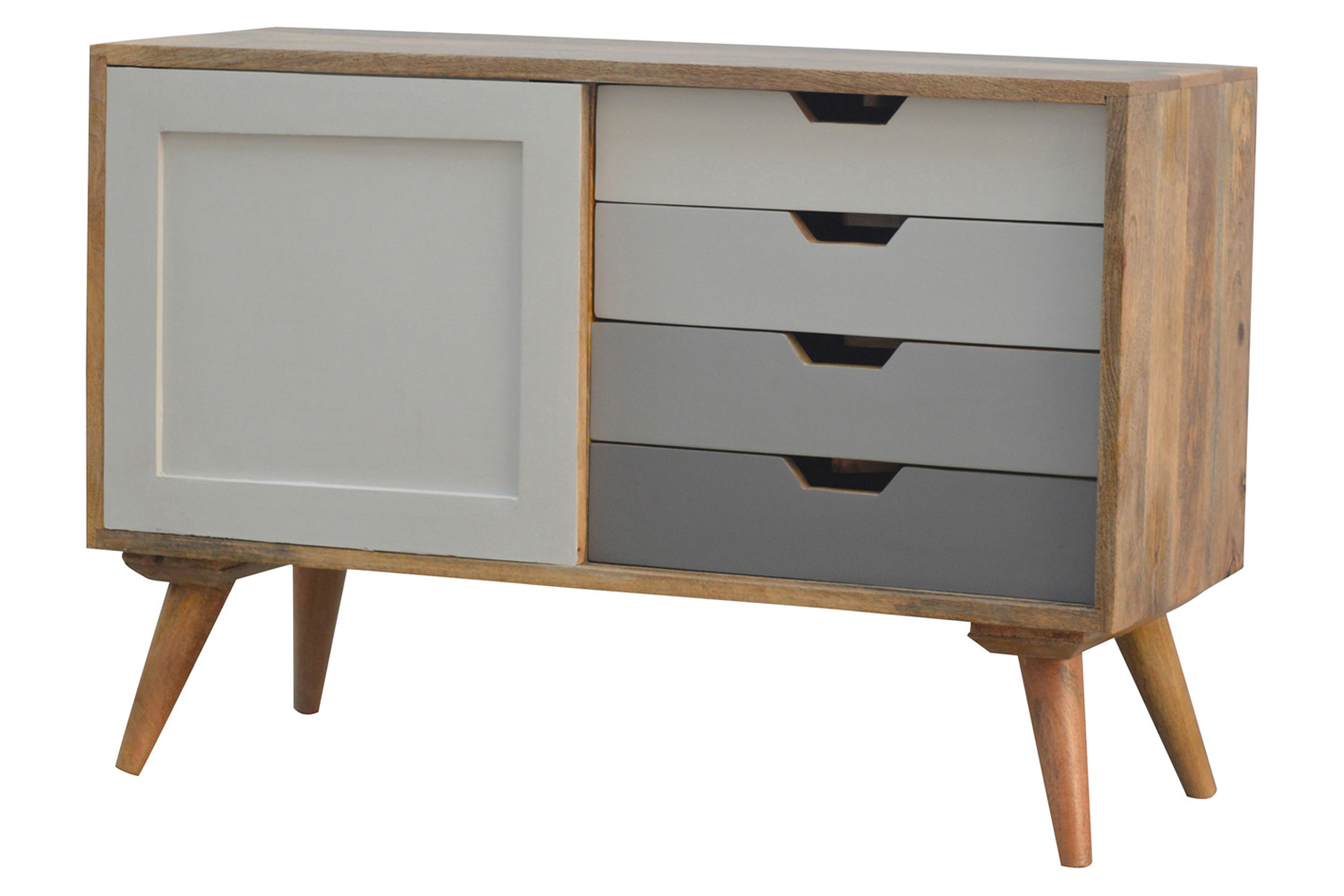 Artisan - Gray Gradient Sliding Sideboard