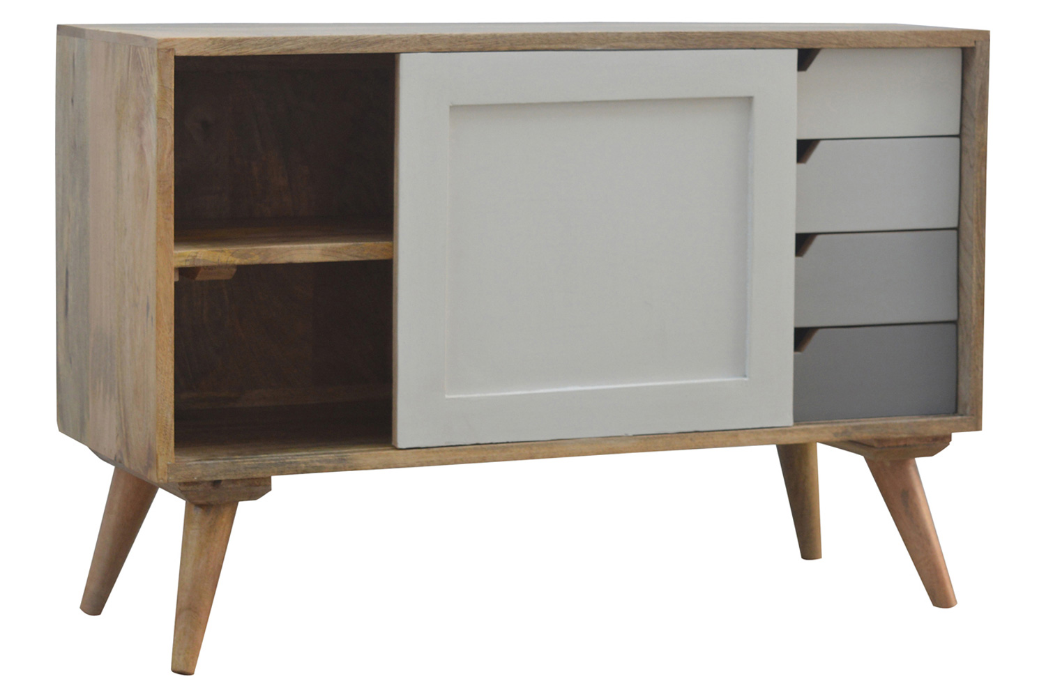 Artisan - Gray Gradient Sliding Sideboard