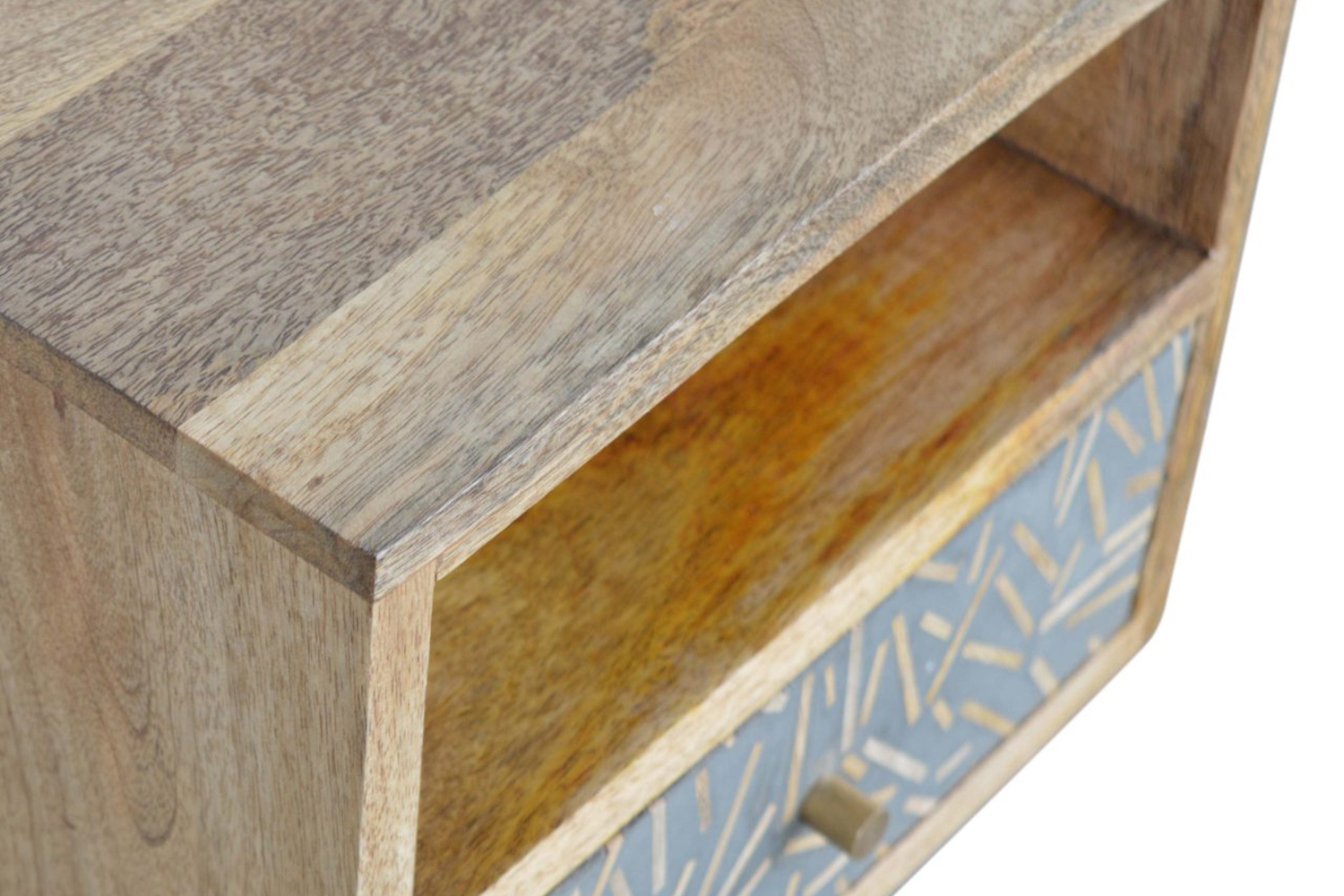Artisan Mini Bedside - Cement Chip