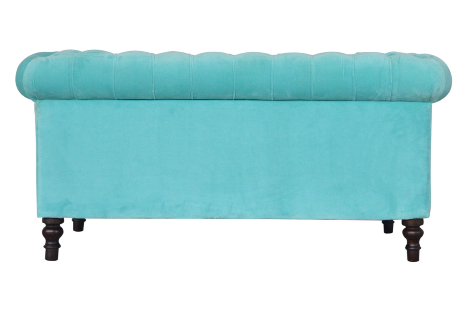 Artisan Chesterfield Sofa with 2 Seater - Aqua, Velvet