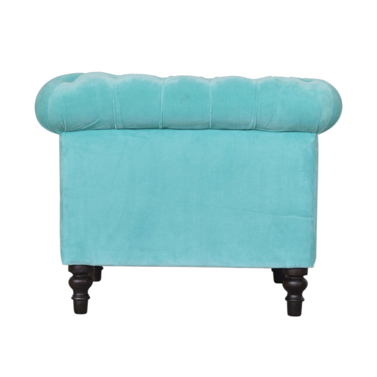 Artisan - Chesterfield Armchair in Aqua, Velvet