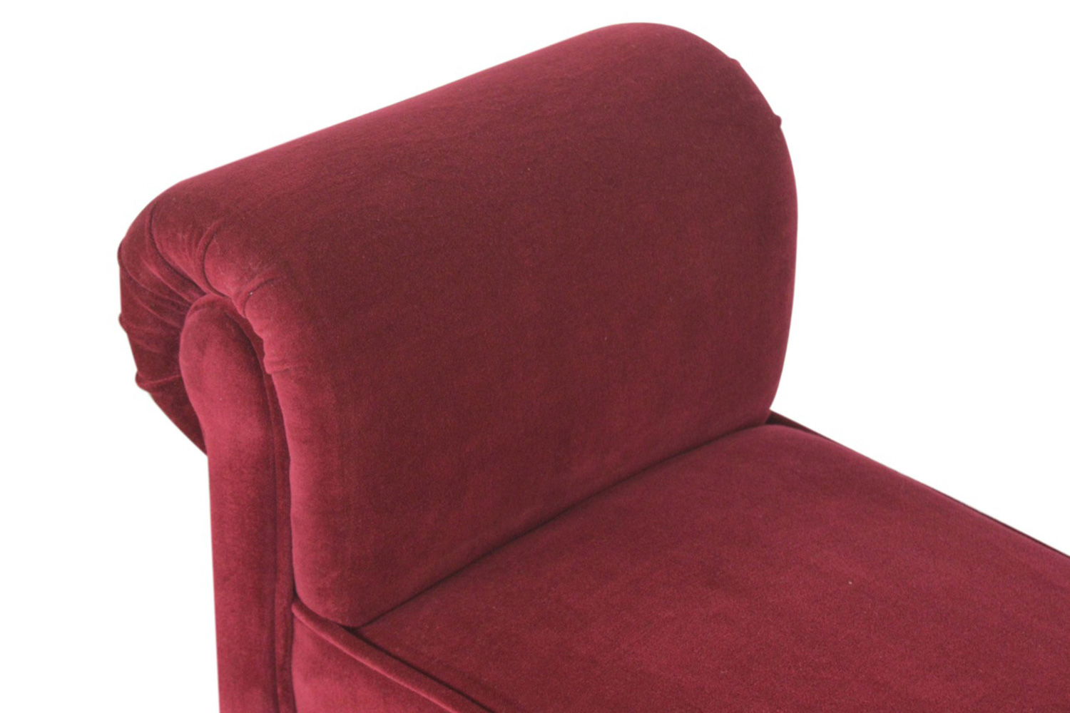 Artisan Bedroom Bench - Whine Red, Velvet