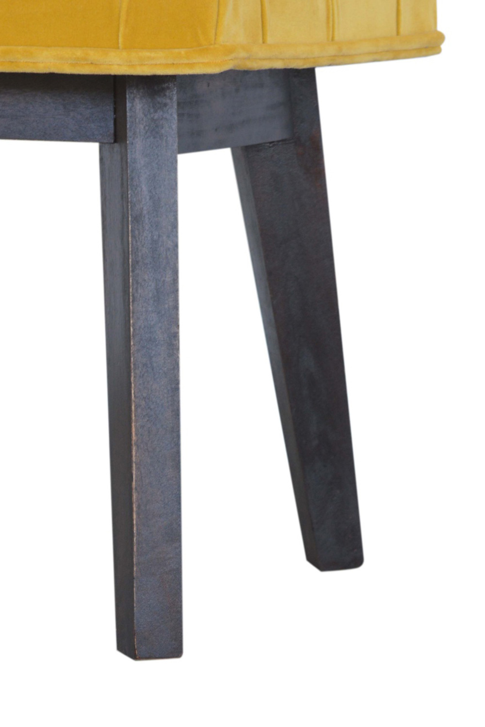 Artisan Velvet Hallway Bench - Mustard