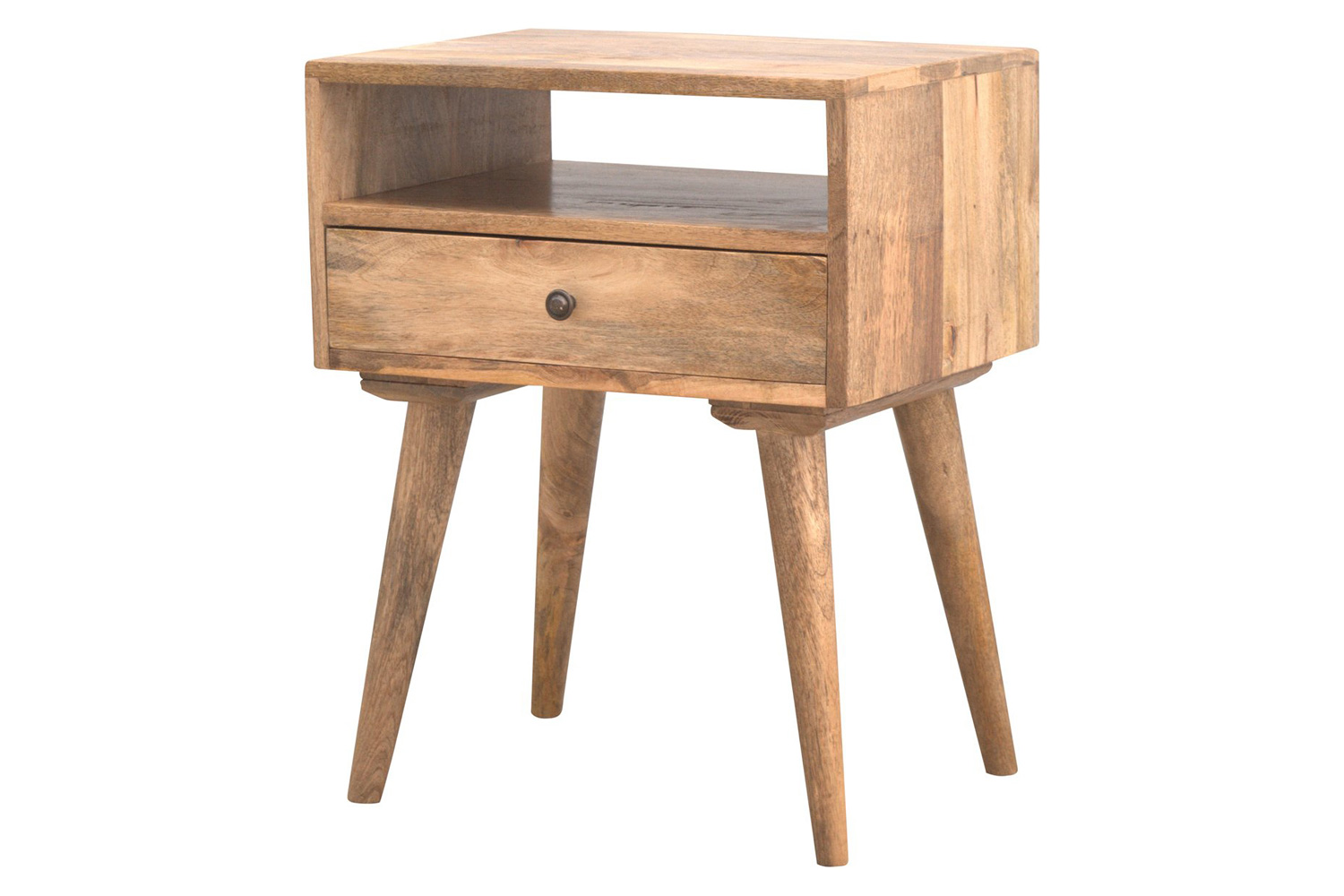 Artisan Modern Open Slot Bedside - Oak-ish