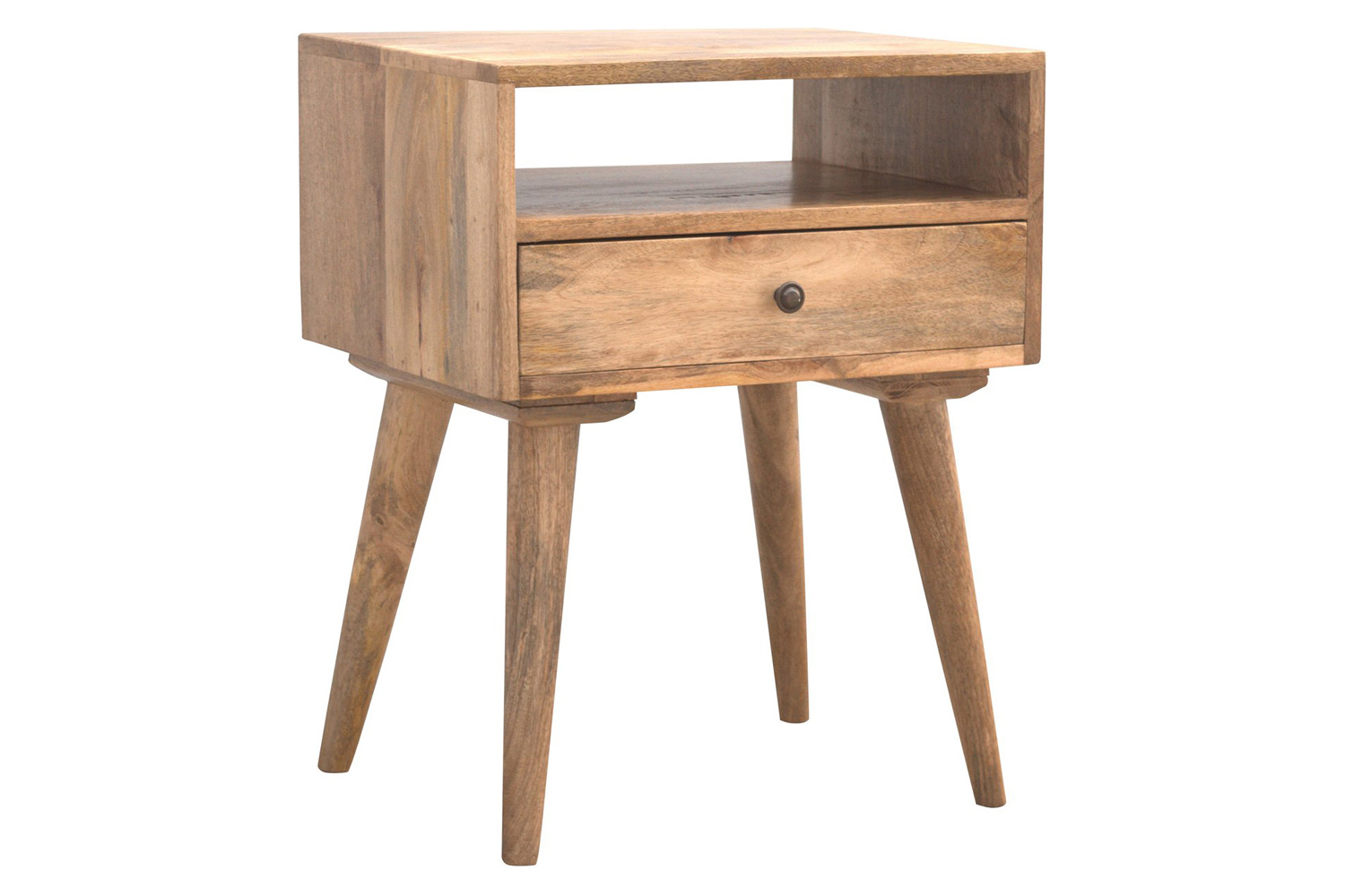Artisan Modern Open Slot Bedside - Oak-ish