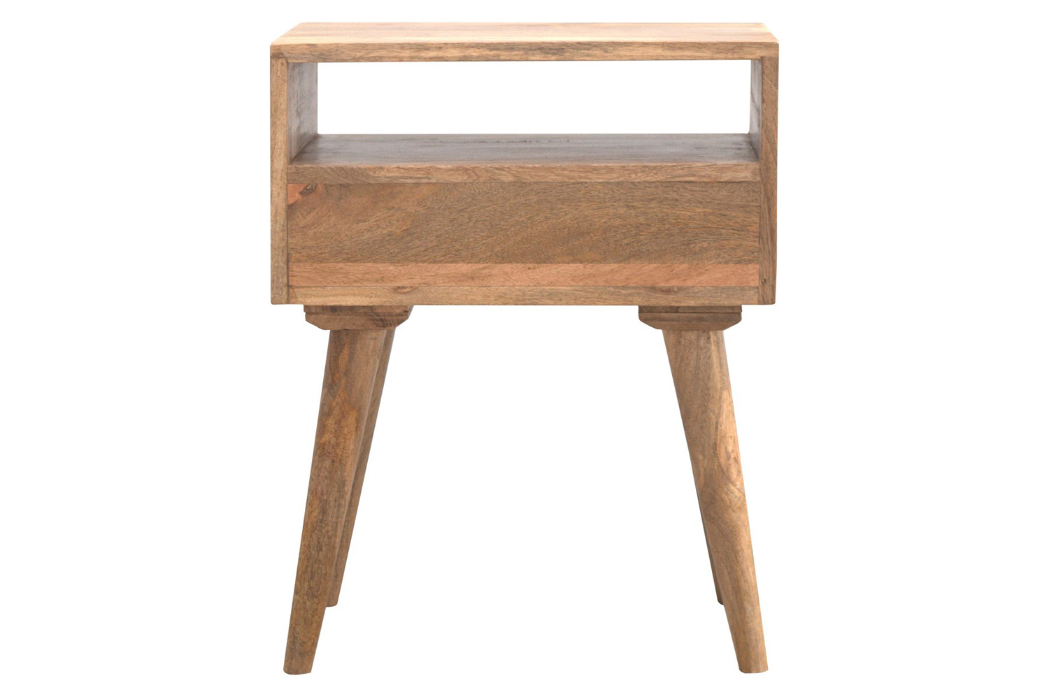 Artisan Modern Open Slot Bedside - Oak-ish