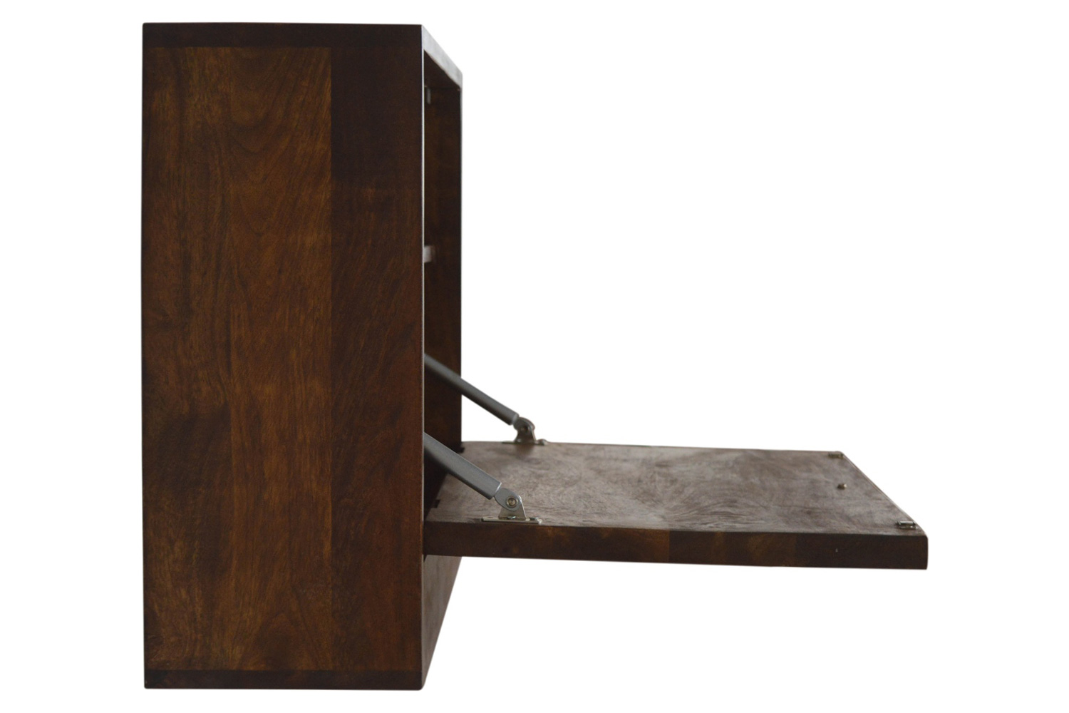 Artisan - Geometric Brass Inlay Flip Down Writing Desk