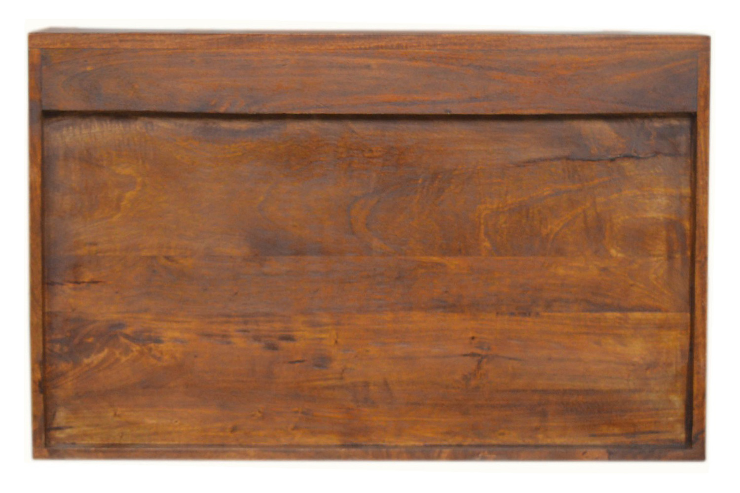 Artisan - Geometric Brass Inlay Flip Down Writing Desk