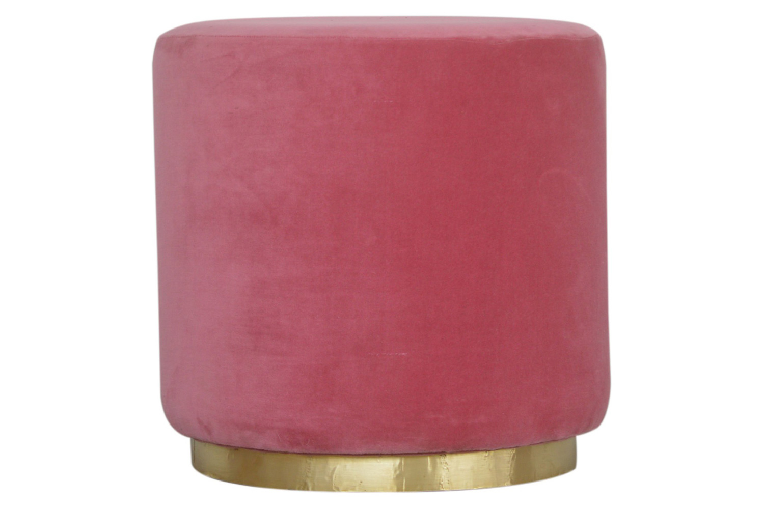Artisan - Footstool with Gold Base