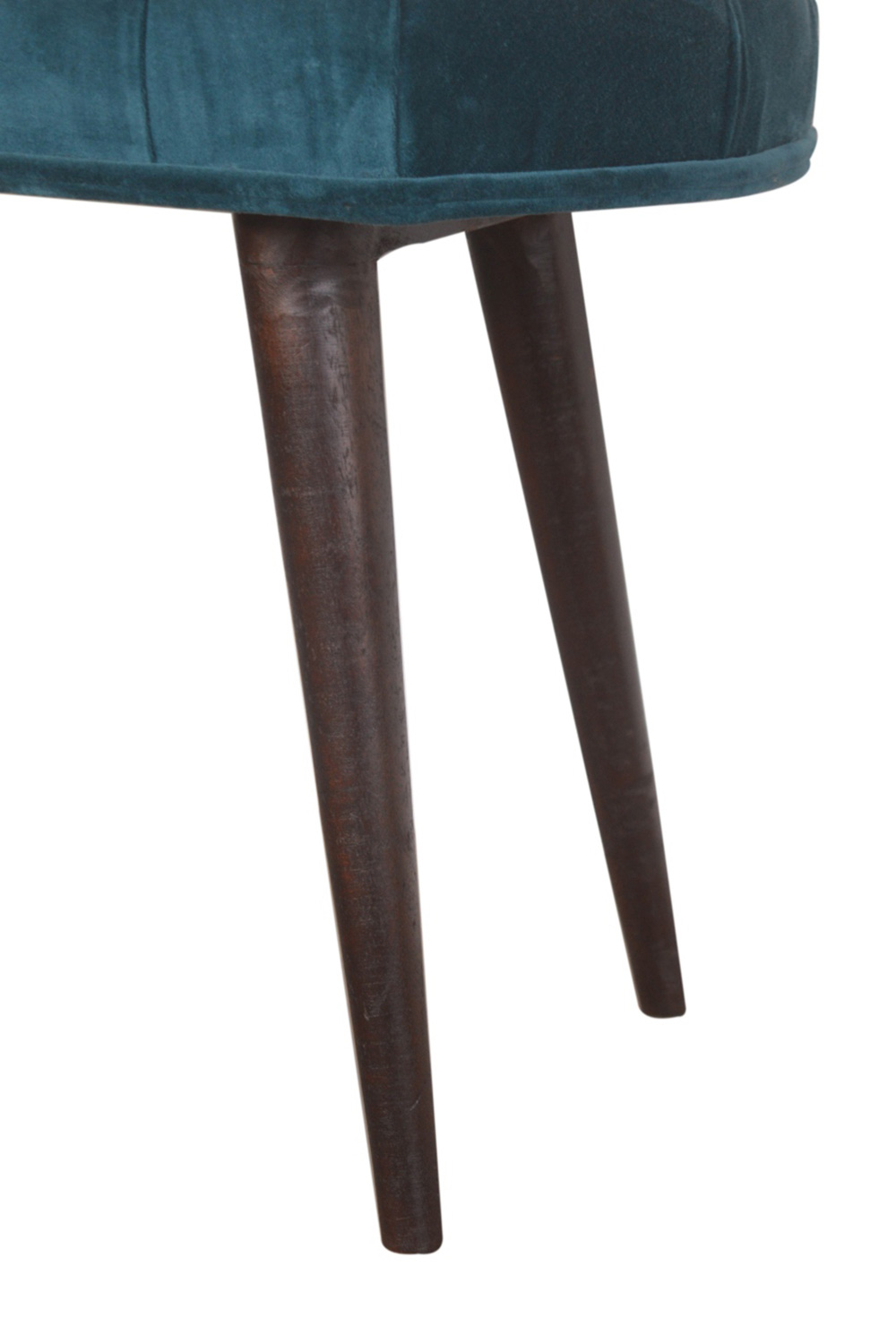 Artisan Deep Button Bench - Teal, Velvet
