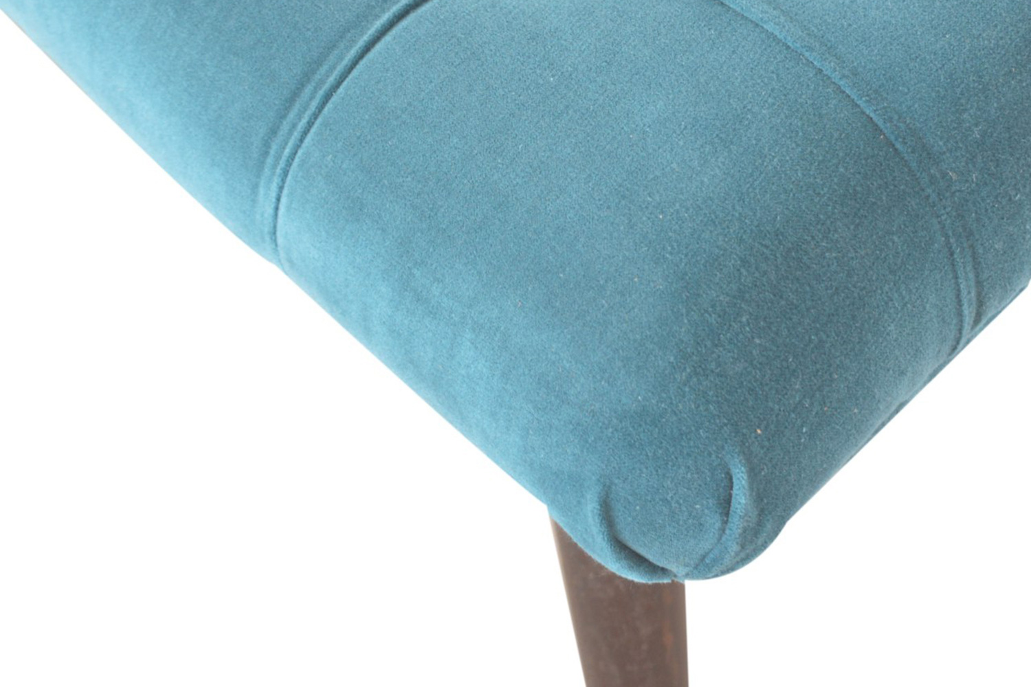 Artisan Curved Bench - Teal, Velvet