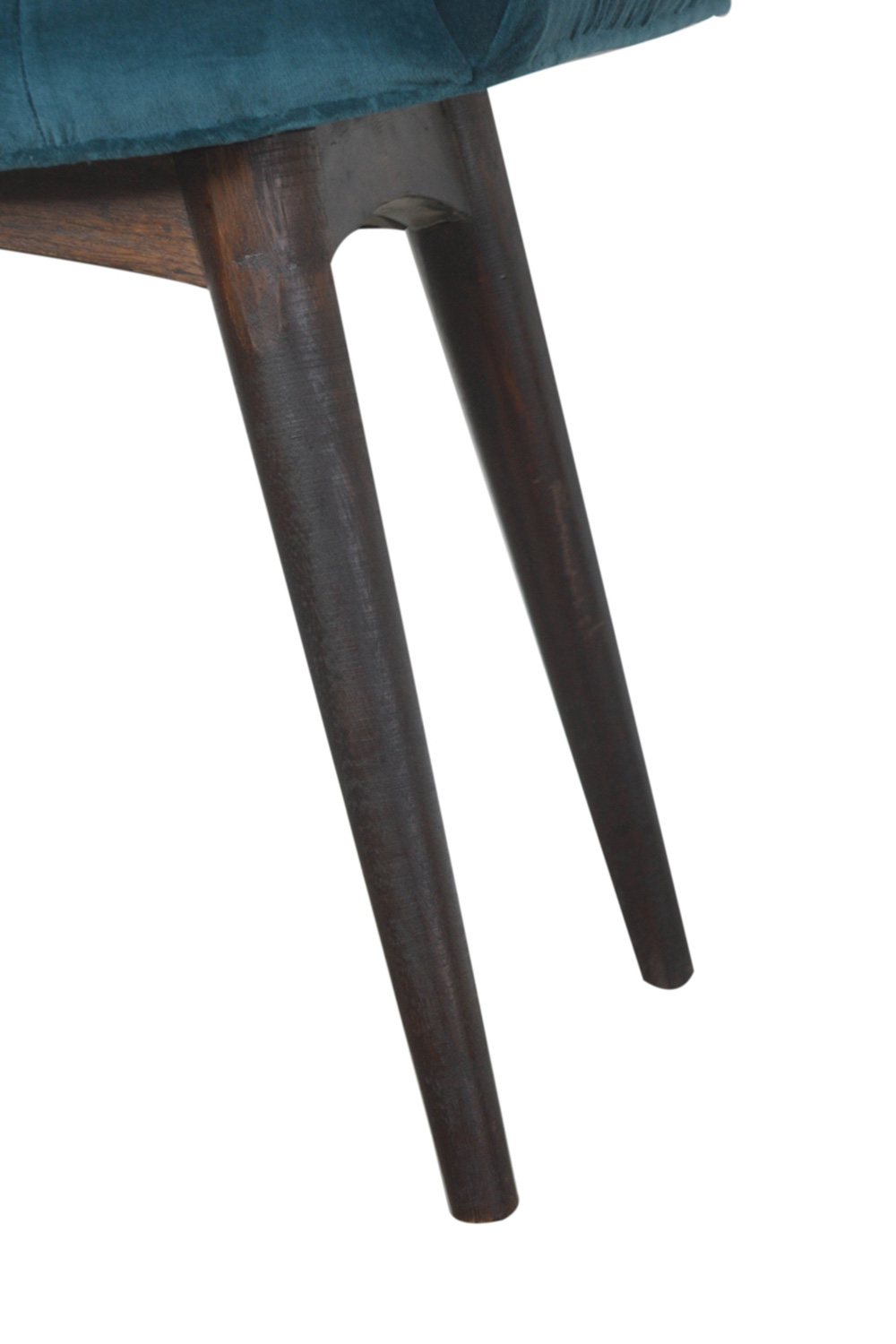 Artisan Curved Bench - Teal, Velvet