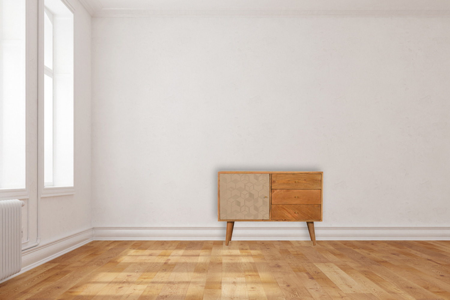 Artisan Acadia Sideboard with Drawers - Beige
