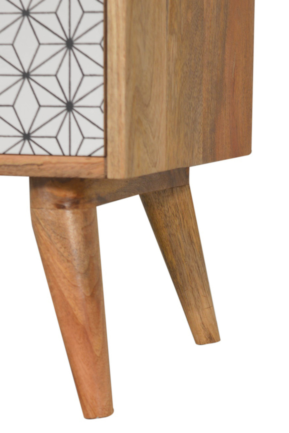 Artisan Prima Bedside with 2 Drawers - Short Legs
