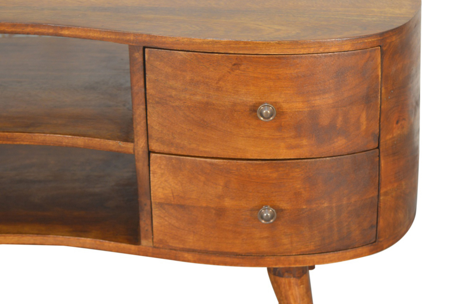Artisan - Wave Entertainment Unit in Chestnut