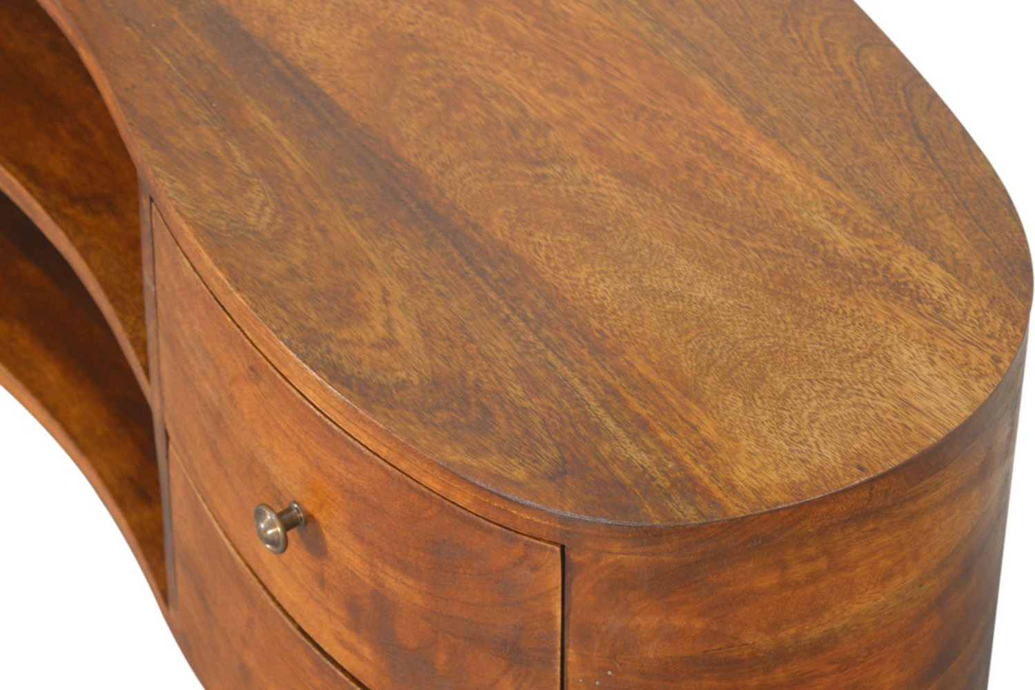Artisan - Wave Entertainment Unit in Chestnut