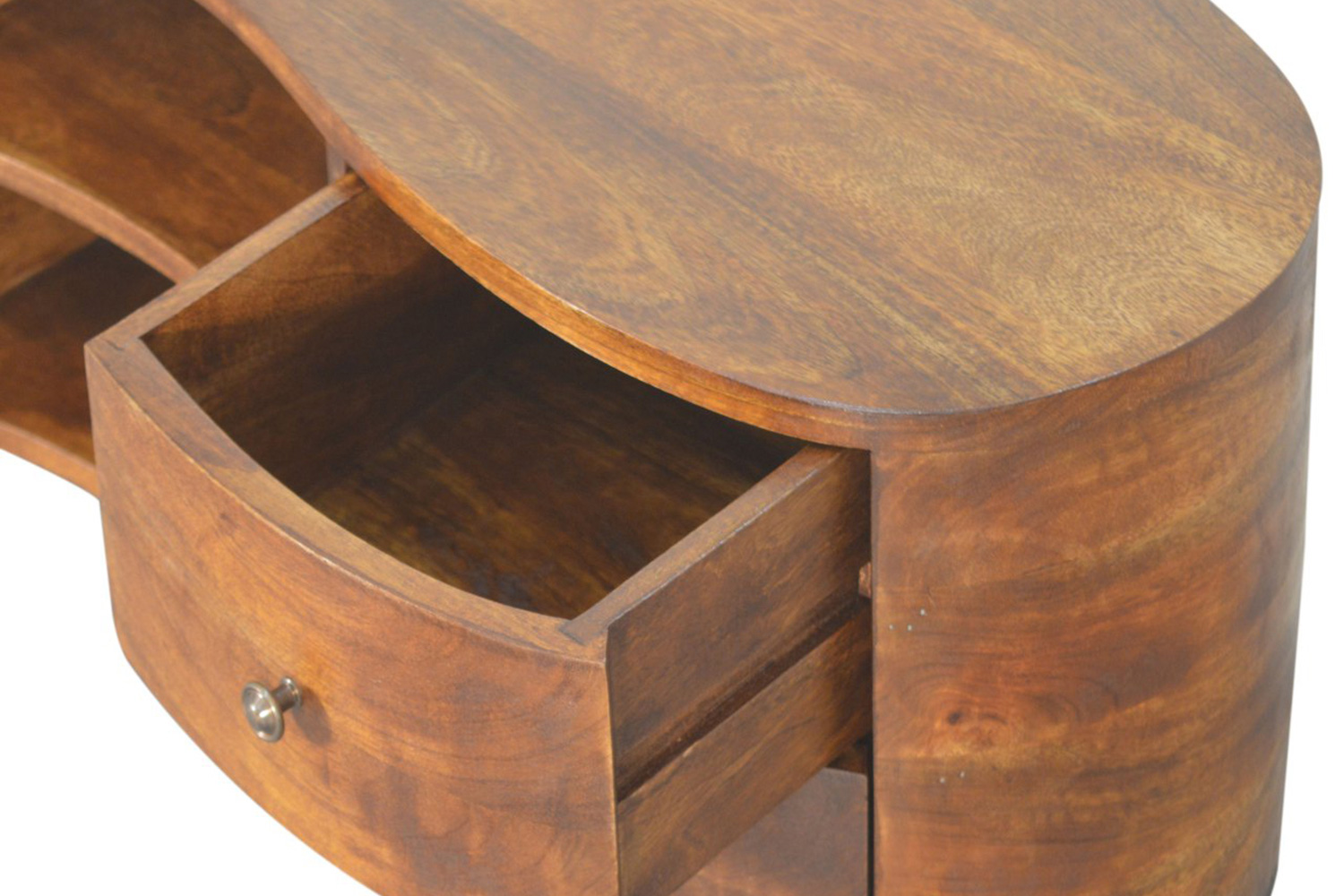 Artisan - Wave Entertainment Unit in Chestnut