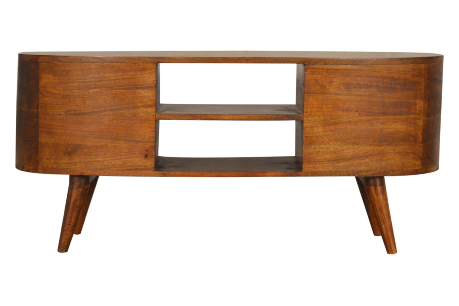 Artisan - Wave Entertainment Unit in Chestnut